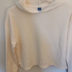 Cream Hooded Sweatshirt
